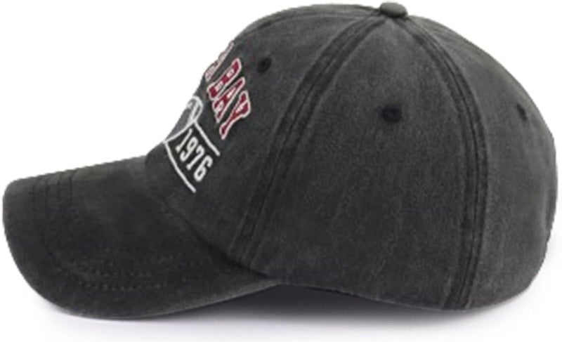 Terojnkl Embroidered City Football Hat for Men Women, Adjustable Unisex Cotton Fans Baseball Cap - Image 3